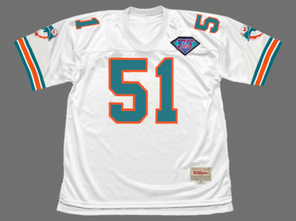 BRYAN COX Miami Dolphins 1994 Throwback NFL Football Jersey