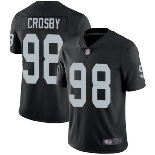 Men's Oakland Raiders #98 Maxx Crosby Black Vapor Untouchable Limited Stitched NFL Jersey