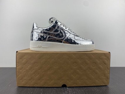 Louis Vuitton X Nike Air Force 1 Low Silver (OG)