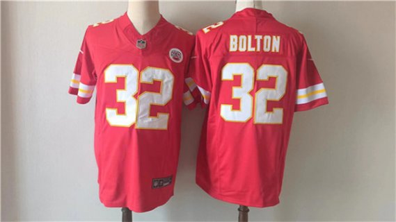 Men’s Kansas City Chiefs #32 Nick Bolton Red 2023 F.U.S.E. Vapor Untouchable Limited Stitched Jersey