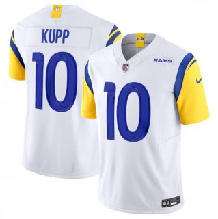 Men's Los Angeles Rams #10 Cooper Kupp White 2023 F.U.S.E. Vapor Untouchable Limited Stitched Jersey