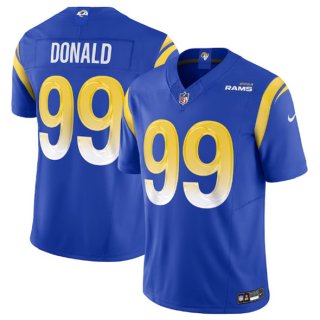 Men's Los Angeles Rams #99 Aaron Donald Royal 2023 F.U.S.E. Vapor Untouchable Limited Stitched Jersey