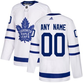 Men's Adidas Maple Leafs Personalized Authentic White Road NHL Jersey