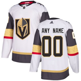 Men's Adidas Vegas Golden Knights Personalized Authentic White Road NHL Jersey