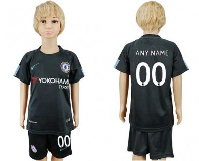 Chelsea Personalized Sec Away Kid Soccer Club Jersey
