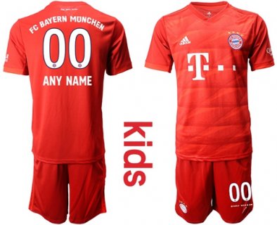Bayern Munchen Personalized Home Kid Soccer Club Jersey