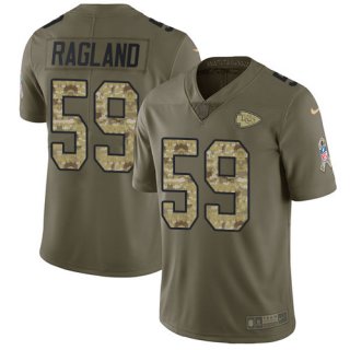 Nike Chiefs #59 Reggie Ragland Olive/Camo Men's Stitched NFL Limited 2017 Salute To Service Jersey