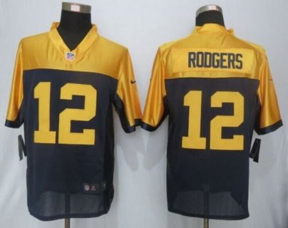 Nike Packers 12 Aaron Rodgers Navy Blue Alternate Men Stitched NFL New Limited Jersey