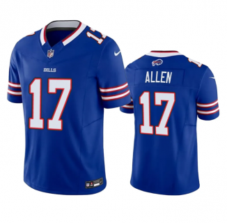 Men's Buffalo Bills #17 Josh Allen Blue 2023 F.U.S.E. Vapor Untouchable Limited Stitched Jersey