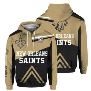 NFL New Orleans Saints Rugby Fan 3D Flight Suit Spring Trainer Hoodie Sweatshirt