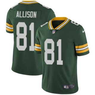 Nike Packers 81 Geronimo Allison Green Vapor Untouchable Limited Men Jersey