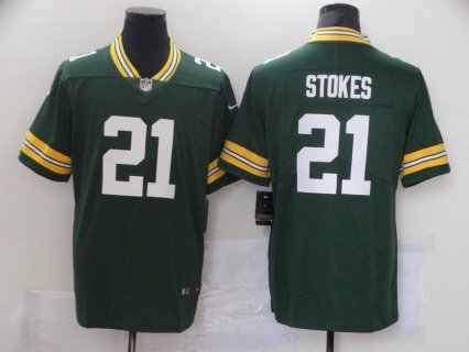 NFL PACKERS 21 STOKES Green Limited Vapor Jersey