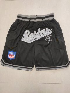 NFL Las Vegas Raiders Black Shorts
