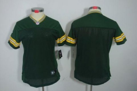 NFL Nike Packers Blank Green Women's Limited Jersey