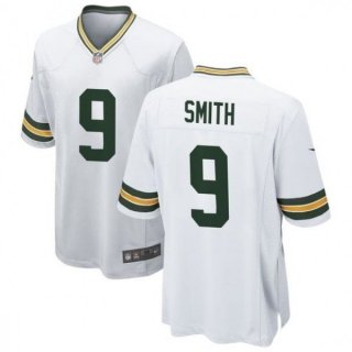 NFL Nike Packers 9 Jaylon Smith White Limited Vapor Jersey