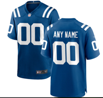 NFL Indianapolis Colts Blue Custom Youth Jersey