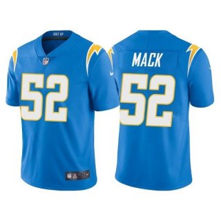 Nike Chargers 52 Khalil Mack Light Blue Vapor Untouchable Limited Men Jersey
