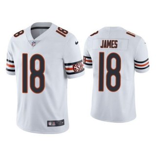 Nike Bears 18 Jesse James White Vapor Untouchable Limited Men Jersey