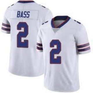 Nike Bills 2 Tyler Bass White Vapor Untouchable Limited Men Jersey