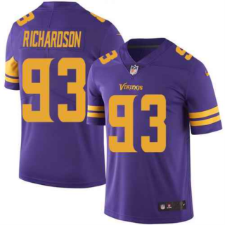 Nike Vikings 93 Sheldon Richardson Purple Color Rush Limited Men Jersey