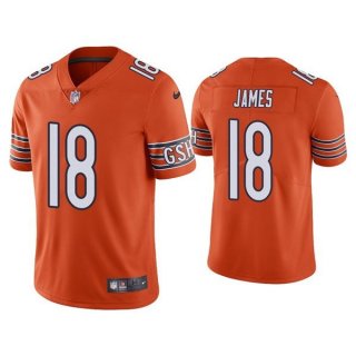 Nike Bears 18 Jesse James Orange Vapor Untouchable Limited Men Jersey