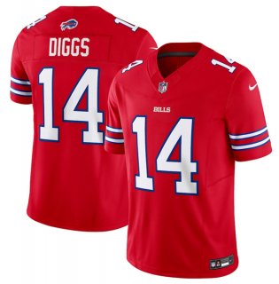 Men's Buffalo Bills #14 Stefon Diggs Red 2023 F.U.S.E. Vapor Untouchable Limited Stitched Jersey