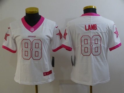 Nike Cowboys 88 Lamb Pink Limited Women Jersey