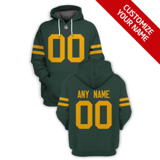 NFL Packers Customized Green 2021 Stitched New Hoodie