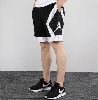Men's Nike Jordan Black and White Shorts 008
