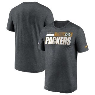 NFL Green Bay Packers 2020 Grey Sideline Impact Legend Performance T-Shirt