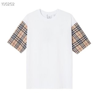 Burberry T-Shirt check sleeve
