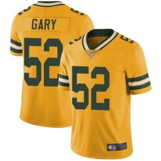 Nike Packers 52 Rashan Gary Yellow 2019 NFL Draft Vapor Untouchable Limited Men Jersey