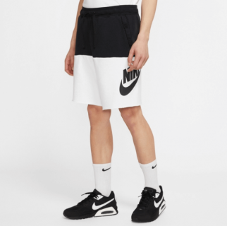 Men's Nike White and Black Shorts 010