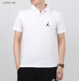 Men's Jordan White Polo Shirt 018