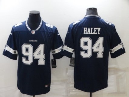 Nike Cowboys 94 Charles Haley Navy Vapor Untouchable Limited Men Jersey