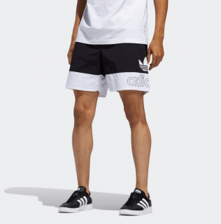 Men's Adidas Black White Shorts 027