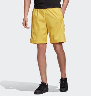 Men's Adidas Yellow Shorts 010