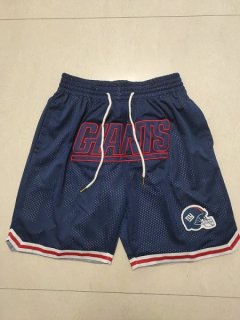 NFL Giants Blue Just don shorts