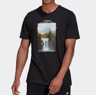 Men's Adidas Black T-Shirt 023