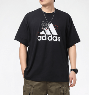 Men's Adidas Black T-Shirt 007
