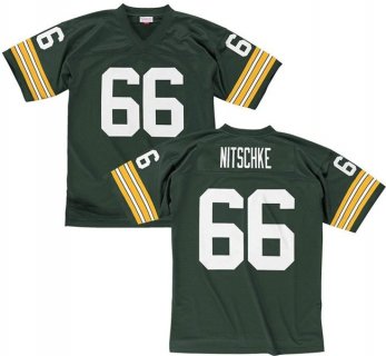 Mitchell & Ness Green Bay Packers 66 Ray Nitschke 1966 Replica Green Jersey
