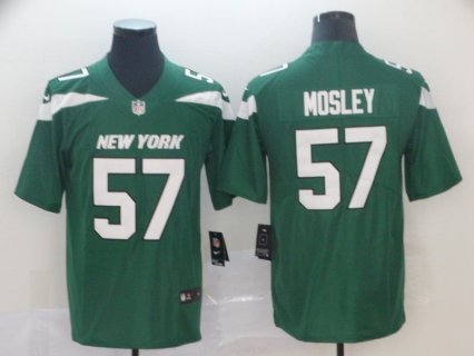 Nike Jets 57 C.J. Mosley Green New 2019 Vapor Untouchable Limited Men Jersey