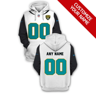 NFL Jaguars Customized White 2021 Stitched New Hoodie