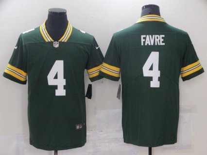 Nike Packers 4 Brett Favre Green Vapor Untouchable Limited Men Jersey