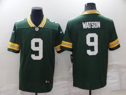 Nike Packers 9 Christian Watson Green 2022 NFL Draft Vapor Limited Men Jersey