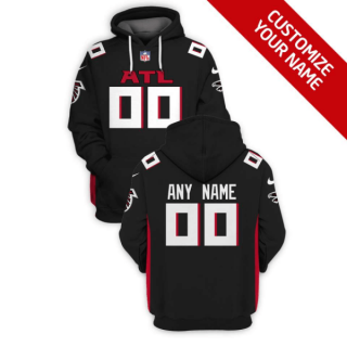 NFL Falcons Customized Black 2021 Stitched New Hoodie