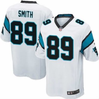 Nike Panthers 89 Steve Smith White Vapor Untouchable Limited Men Jersey