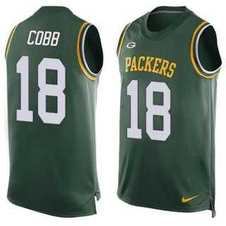 Nike Packers 18 Randall Cobb Green Men NFL Limited Tank Top Jersey