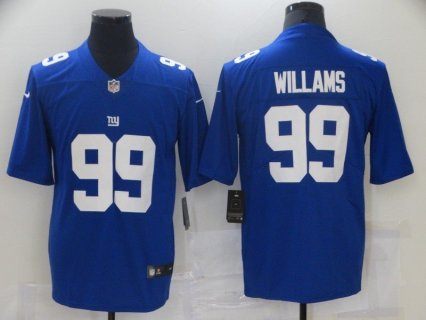 Nike Giants 99 Williams Blue Vapor Untouchable Limited Men Jersey
