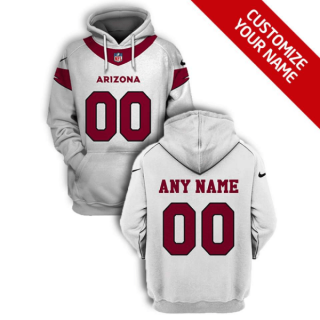 NFL Cardinals Customized White 2021 Stitched New Hoodie